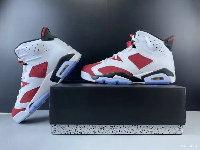 Kick Theory JORDAN RETRO 384664-160 AIR 6 'CARMINE' 2014 0618